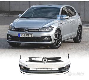 PARAURTI ANTERIORE VOLKSWAGEN VW POLO 17-21 LOOK R