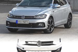 PARAURTI ANTERIORE VOLKSWAGEN VW POLO 17-21 LOOK R