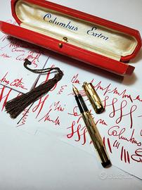 Columbus Extra Stilografica vintage retrattile 
