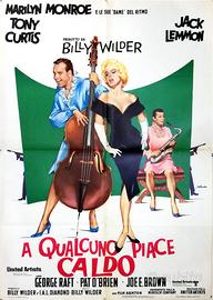 Manifesto cinema A qualcuno piace caldo