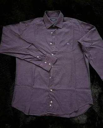 Camicia Maniche Lunghe Burberry Viola Taglia S | 2