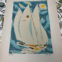 Enrico paulucci litografia quadro