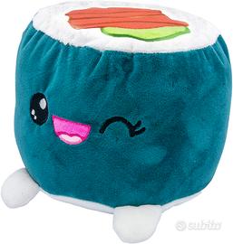 Cuscino Plushi Sushi maki con Salmone in Peluche