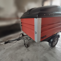 ElleBi Carrello Appendice Auto con coperchio ABS