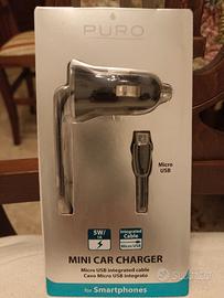 Carica batteria da auto Micro USB