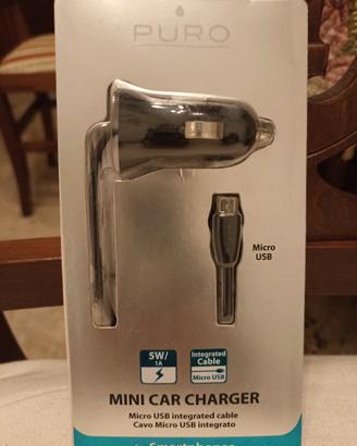 Carica batteria da auto Micro USB