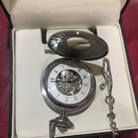 Rotary Orologio da tasca meccanico scheletrato