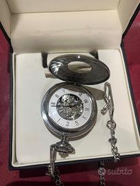 Rotary Orologio da tasca meccanico scheletrato