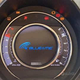 contachilometri  digitale TFT Fiat 500 blu&me