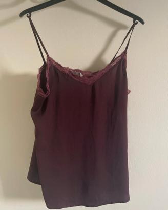 Canotta bordeaux taglia EU 34 brand Only