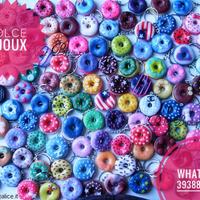 Bomboniera originale portachiavi donuts dolci