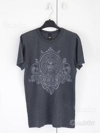 Tshirt Obey grigio melange scuro taglia S