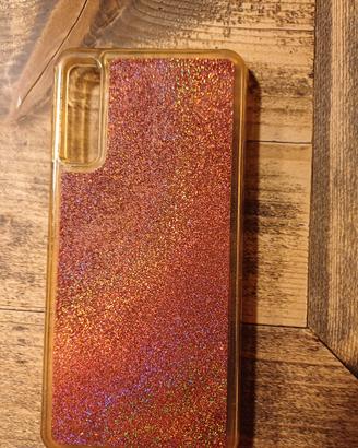 Cover con acqua e glitter