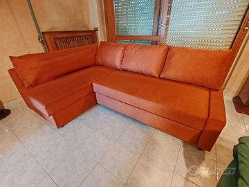 Divano letto angolare/contenitore