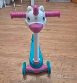 Monopattino Clementoni bambina unicorno