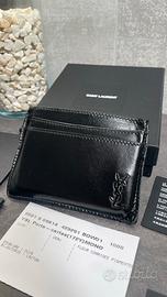 Portacarte yves saint Laurent originale con box