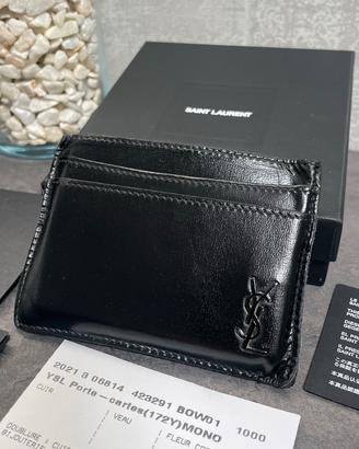 Portacarte yves saint Laurent originale con box