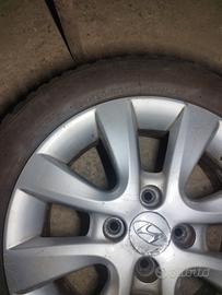 cerchi lega 15 con gomme invernali 