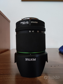 Pentax k-30 con obbiettivo DA 18-135