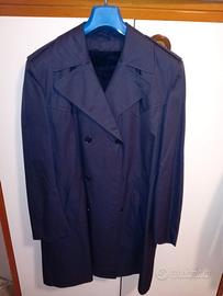 Trench blu uomo