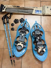 Kit ciaspole TSL adulti + bastoncini + accessori