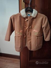 cappottino bimba 50% lana e 50% acrilico 5 anni