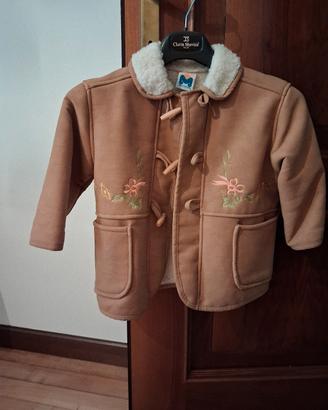 cappottino bimba 50% lana e 50% acrilico 5 anni