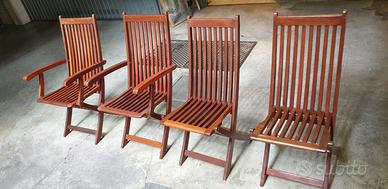 SEDIE PER GIARDINO O TERRAZZO