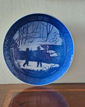 PIATTO DI NATALE DA COLLEZIONE-PORCELLANA DANESE