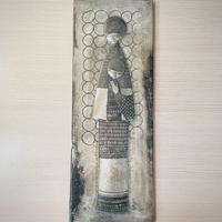 Grande lastra incisa firmata “Celeste Gallinaro”