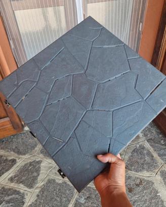piastrelle da giardino in pvc 