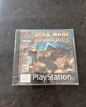 Star wars episode 1 -JEDI POWER BATTLES PS1- nuovo