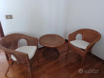 tavolino con poltroncine 