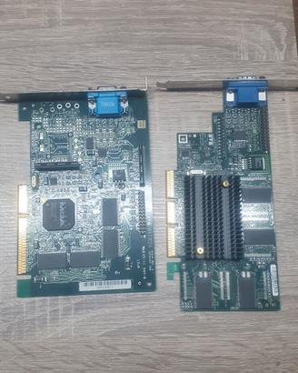 vintage schede video agp matrox