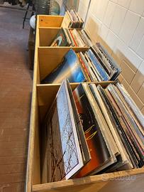 Lotto dischi in vinile mix e LP (900pezzi)