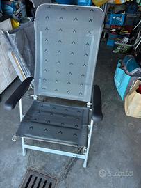 Sedie alluminio Berger e tavolo Baver