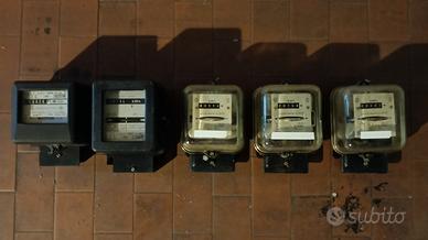 contatori elettrici Enel vintage
