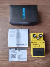 Boss SD-1 Overdrive.  Acquistato a Maggio 2026