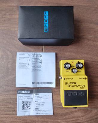 Boss SD-1 Overdrive.  Acquistato a Maggio 2026