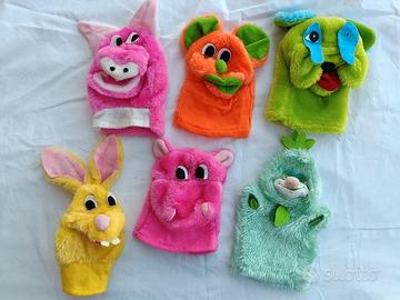 Lotto marionette vintage Perlana anni 80 90 toy