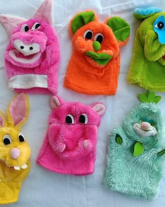 Lotto marionette vintage Perlana anni 80 90 toy