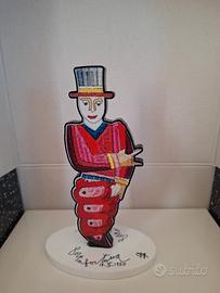 Francesco musante, statuetta in resina portafortun