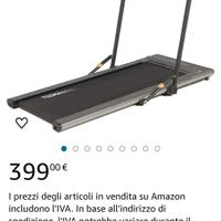 tapis roulant nuovo! prezzo di listino 400 euro!