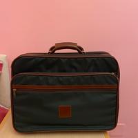 Valigia vintage morbida vera pelle