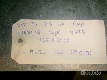 Testata nuda usata verificata per vw t5 2.5tdi axd