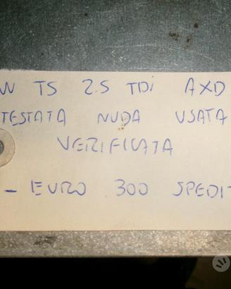 Testata nuda usata verificata per vw t5 2.5tdi axd