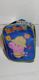 Zaino asilo tempo libero George Peppa Pig