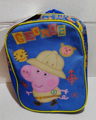 Zaino asilo tempo libero George Peppa Pig