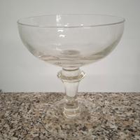 Set di n. 11 coppe gelato in vetro vintage