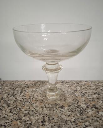 Set di n. 11 coppe gelato in vetro vintage